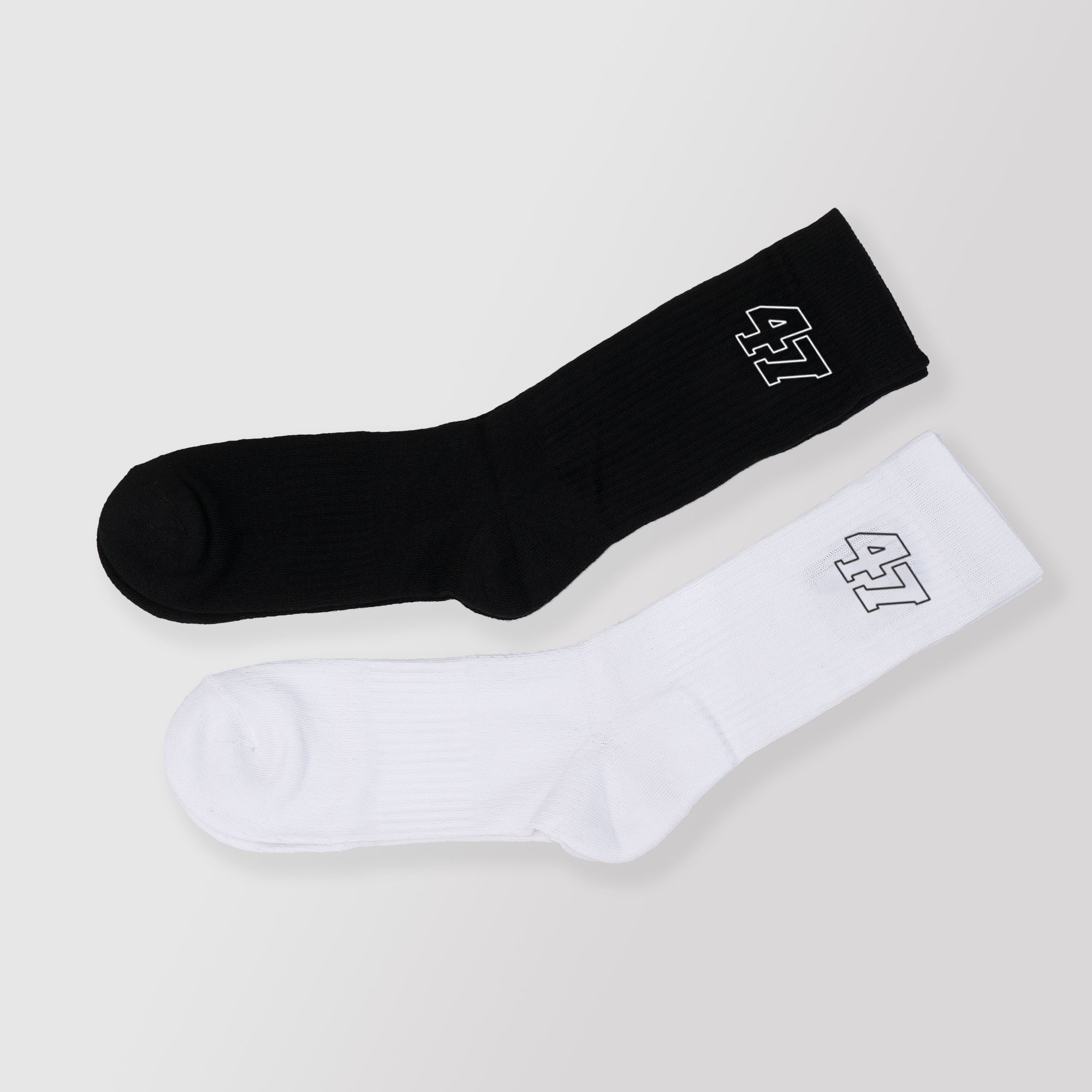 Brian47 Crew Socks 2Pcs